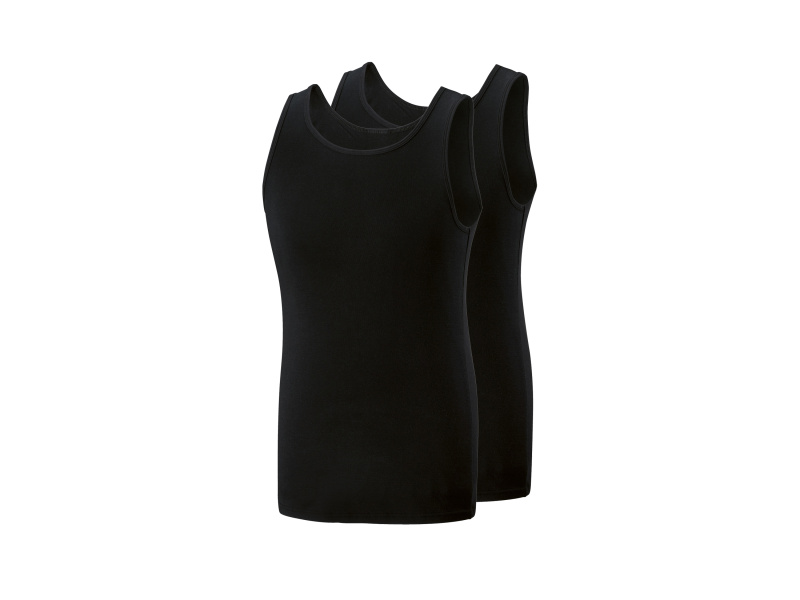 Parkside® Pánské tílko, 2 kusy (černá, 7/Xl)