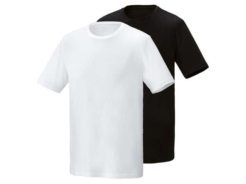 Parkside® Pánské triko, 2 kusy (černá/bílá, XXL (60/62))
