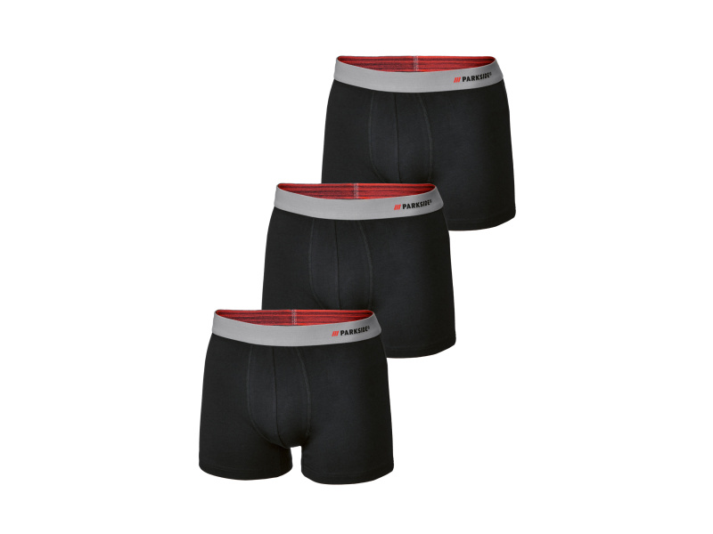 Parkside® Pánské boxerky, 3 kusy (černá, 4/S)