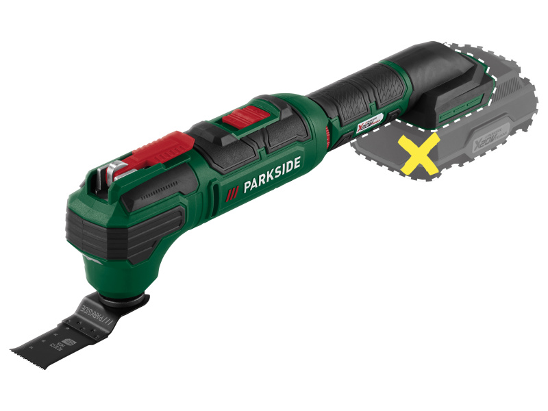 Parkside® Aku multifunkční nářadí Pamfw 20-Li C3 – bez akumulátoru a nabíječky