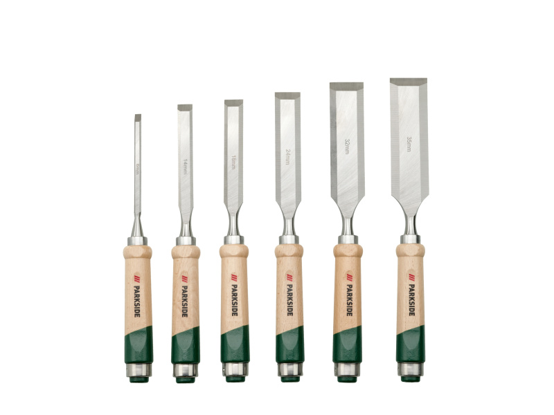 Parkside® Sada dlát / Sada soustružnických nožů (Sada dlát, 6 ks.)