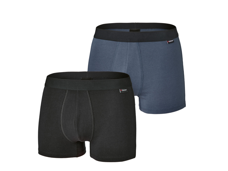 Parkside® Pánské boxerky, 2 kusy (černá / navy modrá, 7/Xl)