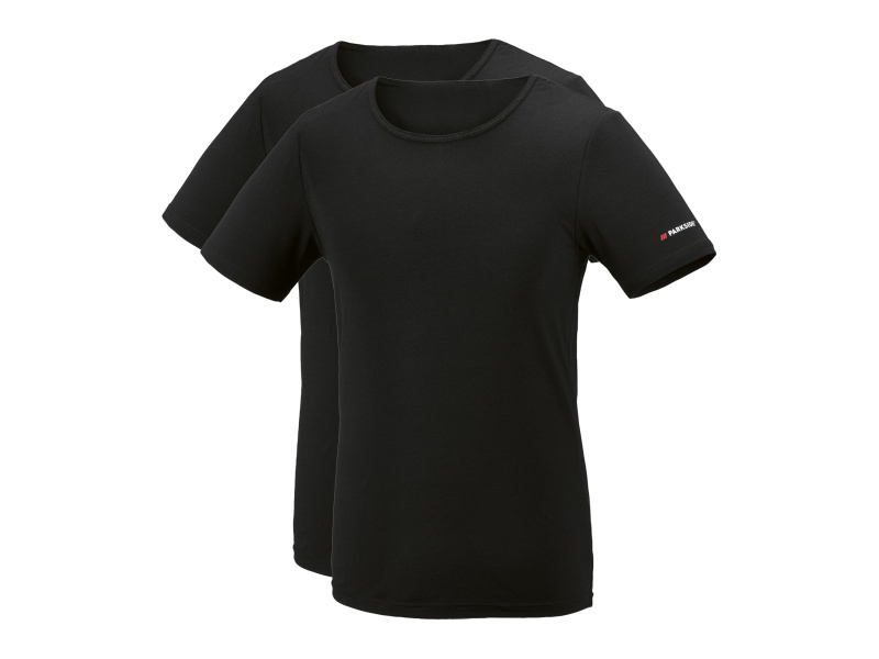Parkside® Pánské spodní triko, 2 kusy (černá, 5/M)