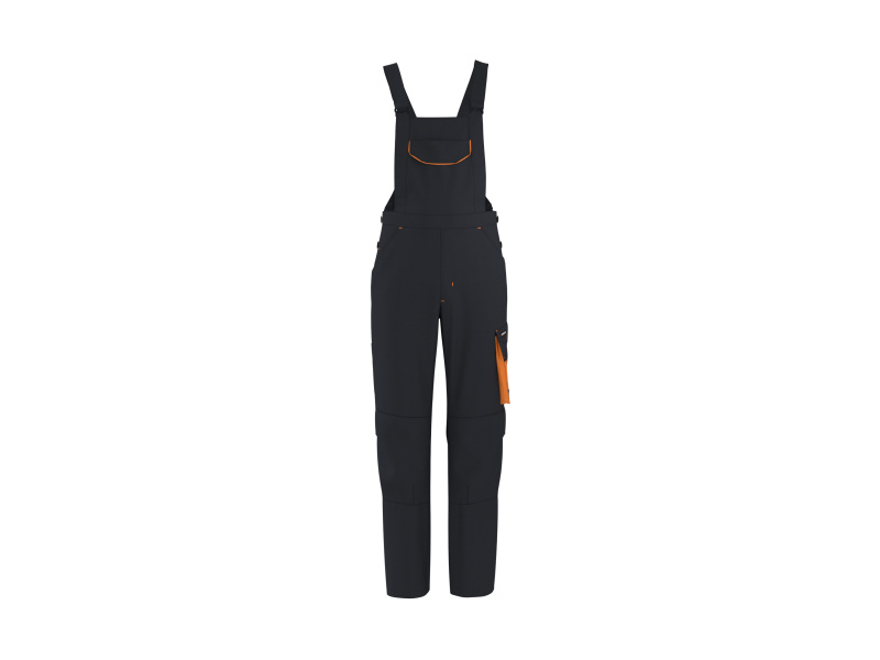 Parkside® Pánské pracovní kalhoty s laclem (černá, 58)