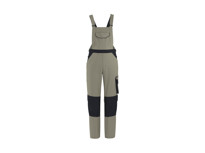 Parkside® Pánské pracovní kalhoty s laclem (béžová, 52)