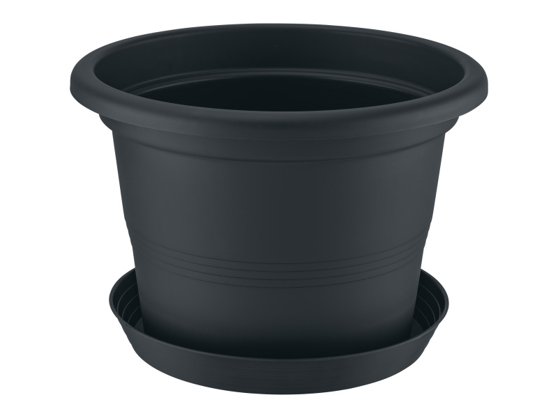 Parkside® Květináč s miskou Winchester, Ø 40 cm (antracitová)