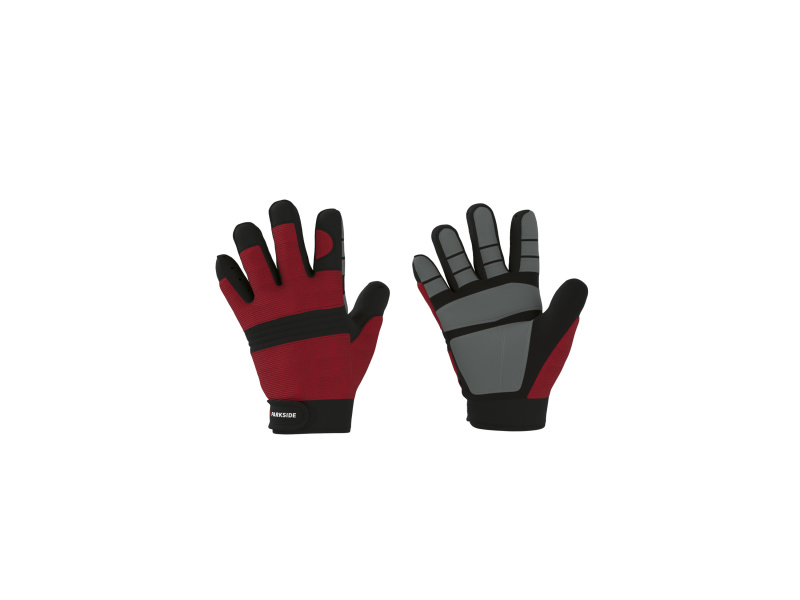 Parkside® Pracovní rukavice (červená/černá, 8)