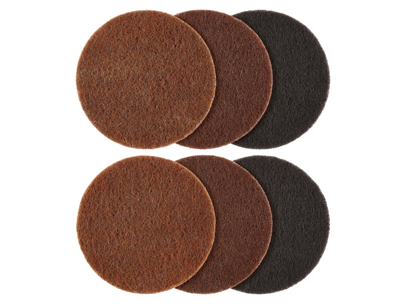 Parkside® Příslušenství k úhlové brusce, Ø 125 mm (brusné kotouče z netkané textilie, 6dílná sada)