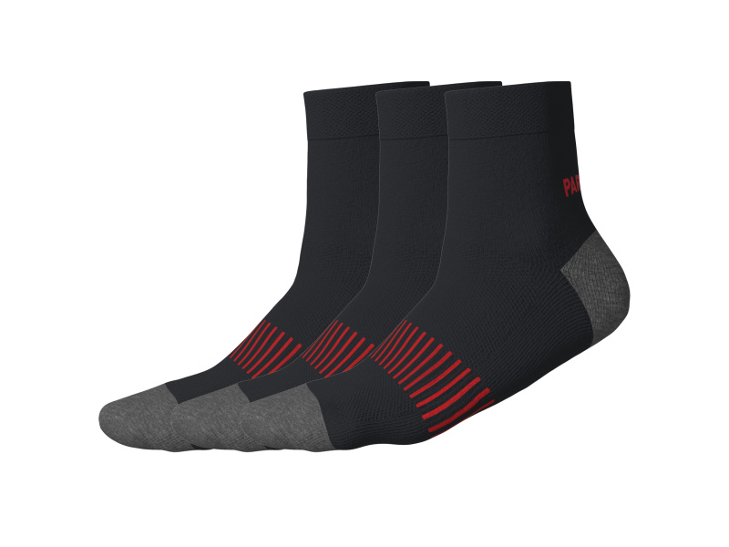 Parkside® Pánské pracovní ponožky, 3 páry (černá, 39-42)