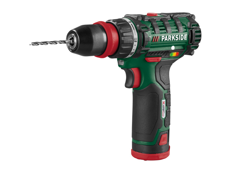 Parkside® Sada s aku vrtacím šroubovákem Pbsa 12 F5