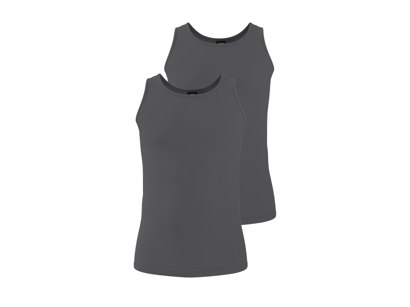 Parkside® Pánské tílko, 2 kusy (šedá, 6/L)