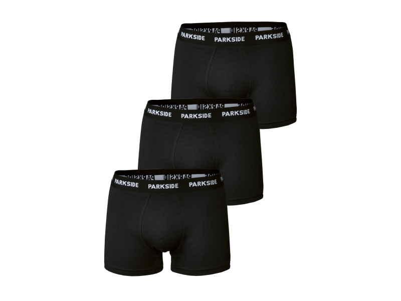 Parkside® Pánské boxerky, 3 kusy (černá, 4/S)