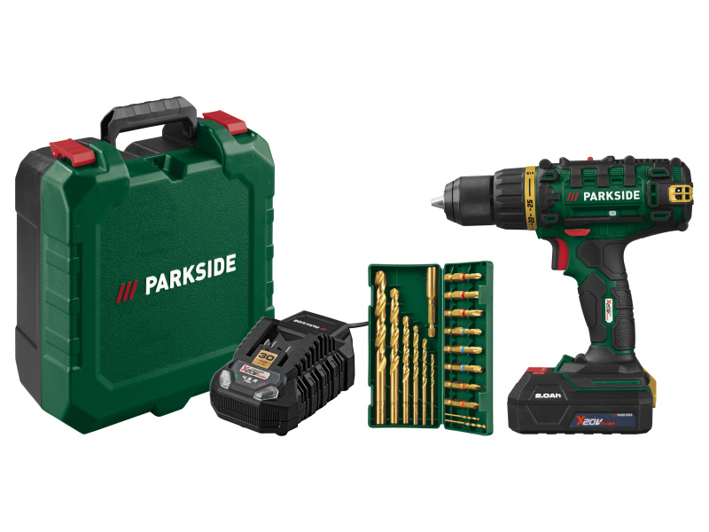 Parkside® Aku vrtací šroubovák Limited Edition Pabs 20-Li G8 (zelená)