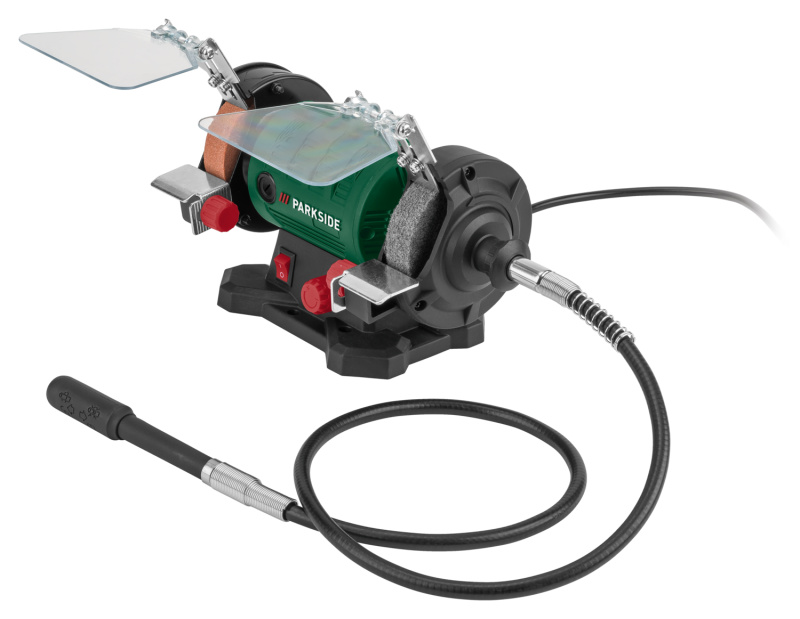 Parkside® Dvoukotoučová bruska s ohebnou hřídelí Pdfw 120 B3