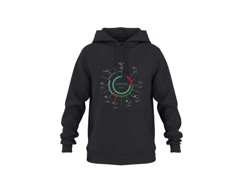Parkside® Pánská mikina s kapucí Fan Edition (L (52/54))