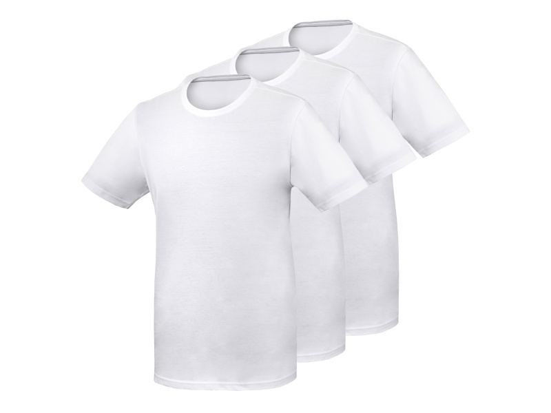 Parkside® Pánské triko, 3 kusy (bílý, L (52-54))