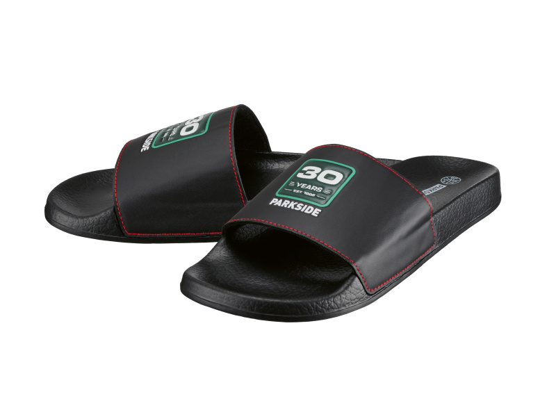 Parkside® Pánské pantofle Fan Edition (Černá, 41)