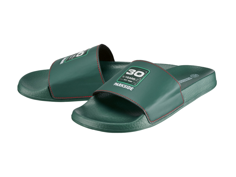 Parkside® Pánské pantofle Fan Edition (zelená, 41)