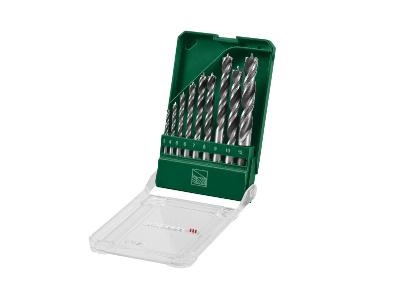 Parkside® Sada multifunkčních vrtáků (sada vrtáků do dřeva, 9dílná)