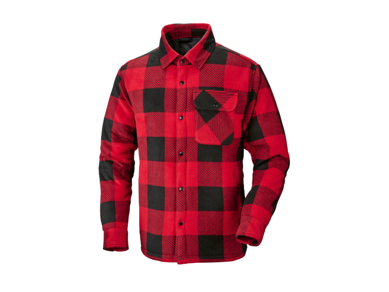 Parkside® Pánský flanelový overshirt (červená, XXL (60/62))