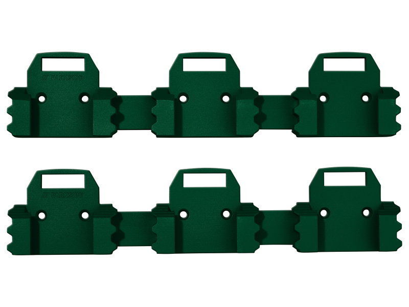 Parkside® Sada nástěnných držáků X 20 V Team (sada trojitých držáků, 2dílná)