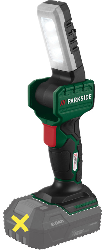 Parkside® Aku ruční LED reflektor Plhla 20 Li A1 / Aku ruční LED reflektor Plhla 20-Li C1 – bez akumulátoru a nabíječky (20V Plhla 20 Li C1)
