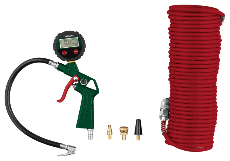 Parkside® Digitální pistole na huštění pneumatik Pdld 10 C2