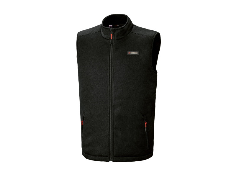 Parkside® Pánská vesta z pleteného fleecu (černá, S (44/46))