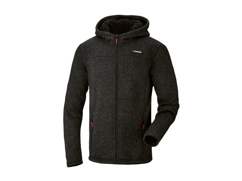Parkside® Pánská bunda z pleteného fleecu (černá, XL (56/58))