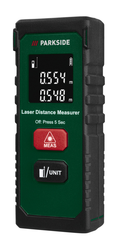 Parkside® Křížový liniový laser Pkll 7 F6 / Laserový měřič vzdálenosti Plem 20 B5 (křížový liniový laser se svorkou)