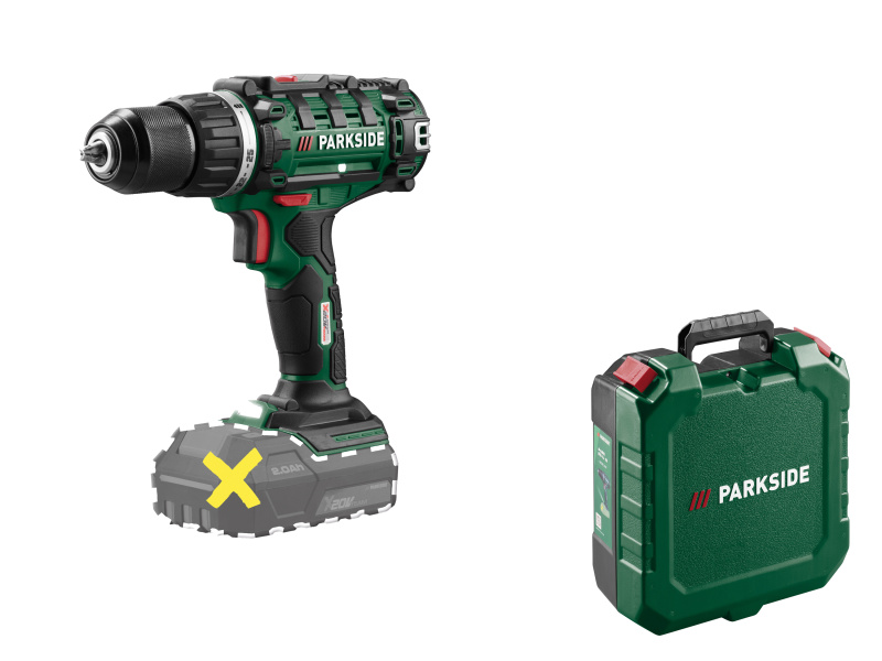 Parkside® Aku vrtací šroubovák Pabs 20-Li I9 – bez akumulátoru a nabíječky