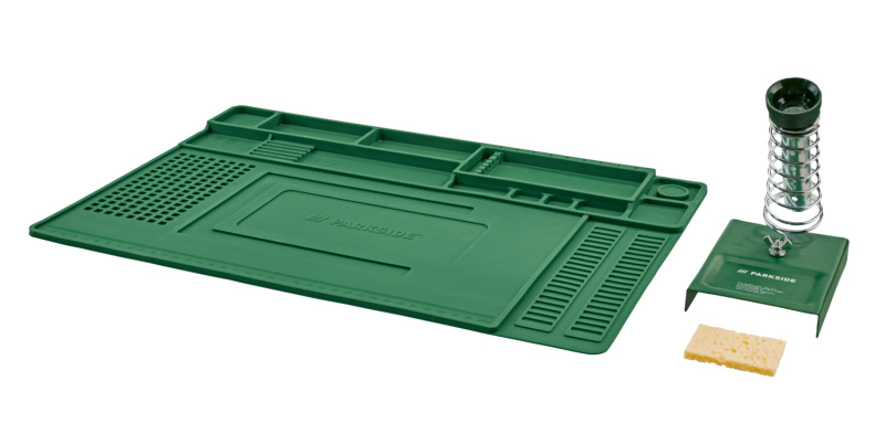 Parkside® Příslušenství k pájecí stanici (Sada pájecí podložky a držáku páječky)
