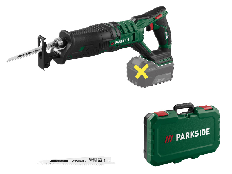 Parkside® Aku pila ocaska Pssa 20-Li B2 – bez akumulátoru a nabíječky