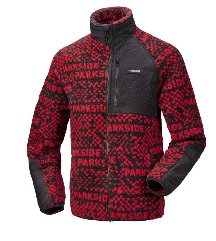 Parkside® Pánská fleecová bunda (červená, M (48/50))