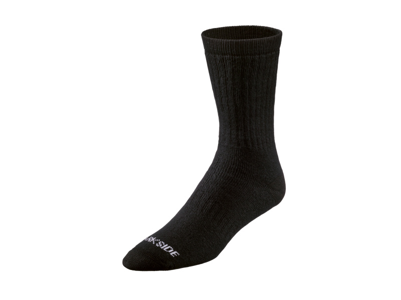 Parkside® Pánské pracovní termo ponožky, 4 páry (černá/zelená, 43/46)