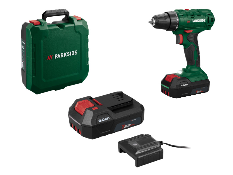 Parkside® Aku vrtací šroubovák Pbssa 20-Li B1