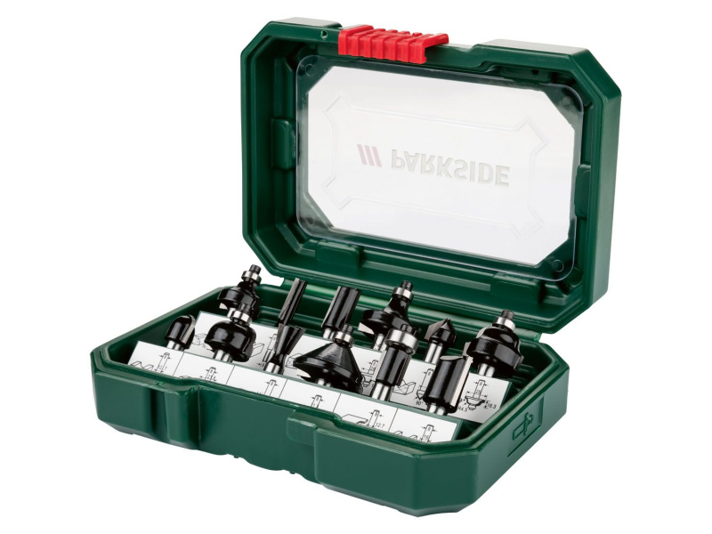 Parkside® Sada frézovacích bitů PFB 12 A1, 12dílná