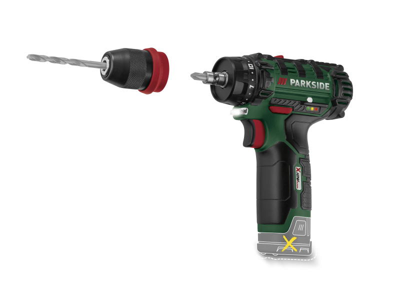 Parkside® Aku vrtací šroubovák Pbsa 12 F5 – bez akumulátoru a nabíječky