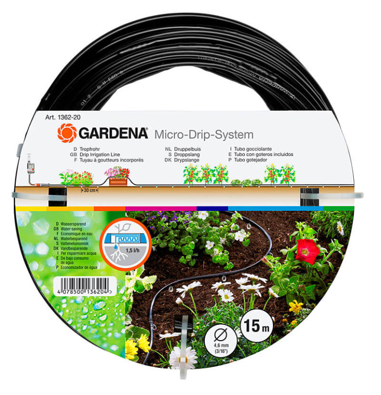 GARDENA Germany GARDENA mds-kapací hadice nadzemní 4,6 mm (3/16"), 15 m