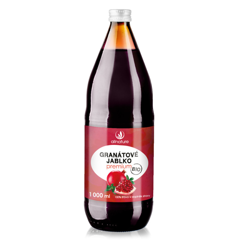Allnature Granátové jablko Premium BIO, 1 l