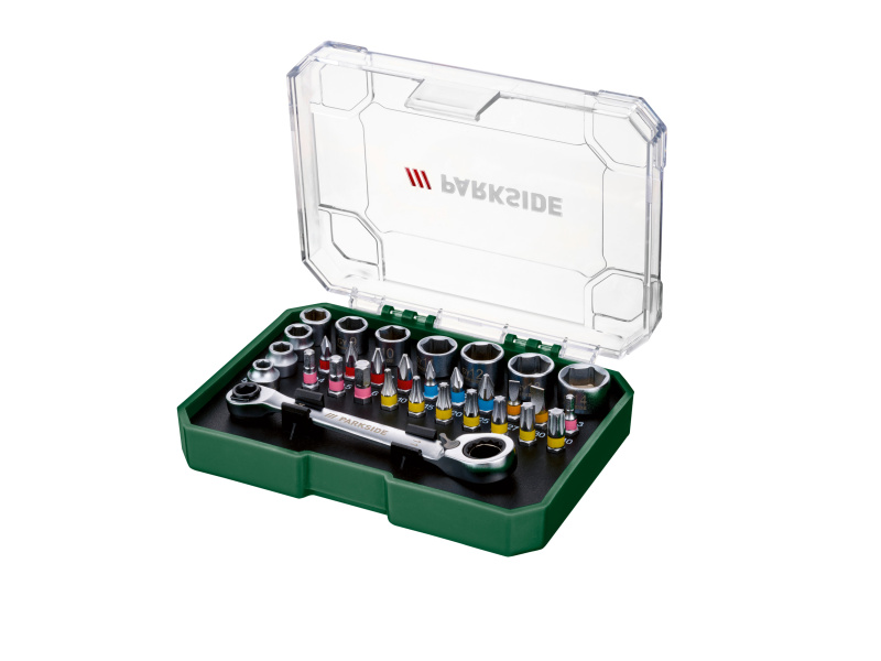 Parkside® Sada nástrčných klíčů, 31dílná