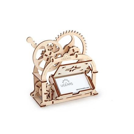 Ugears 3D puzzle - Mechanická krabička 61 dílků