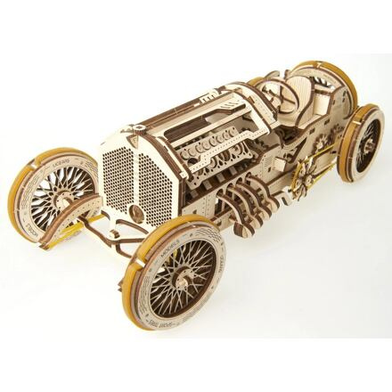 Ugears 3D puzzle - U9 Grand Prix auto 348 dílků