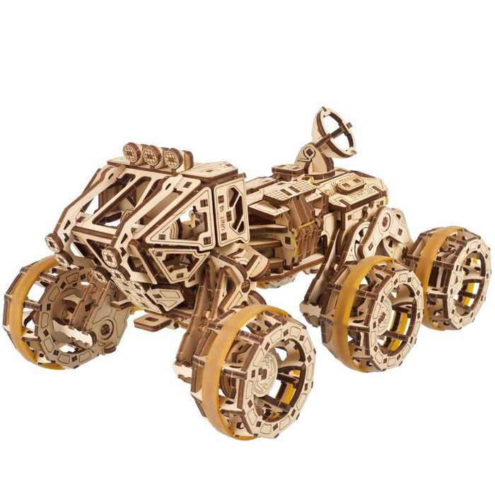 Ugears 3D dřevěné mechanické puzzle Mars Rover