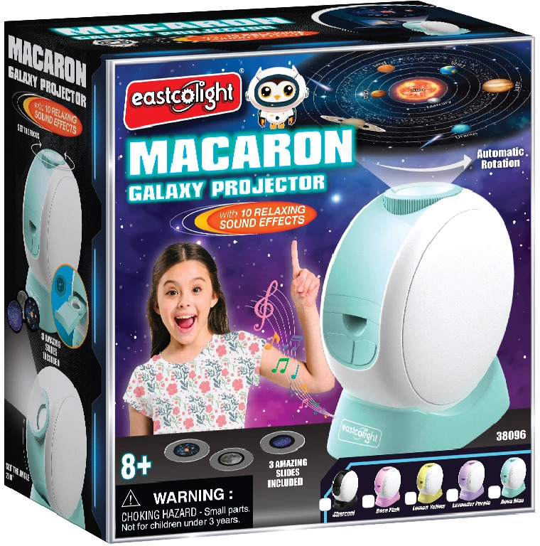 Projektor galaxie s automatickou rotací a zvukovými efekty