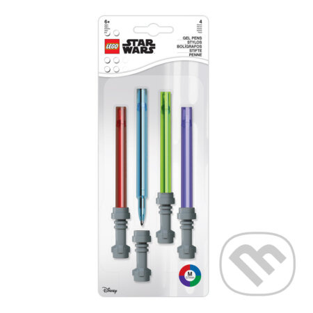 LEGO Star Wars Set Gelových per, světelný meč - 4 ks - hra z kategorie LEGO merchandise