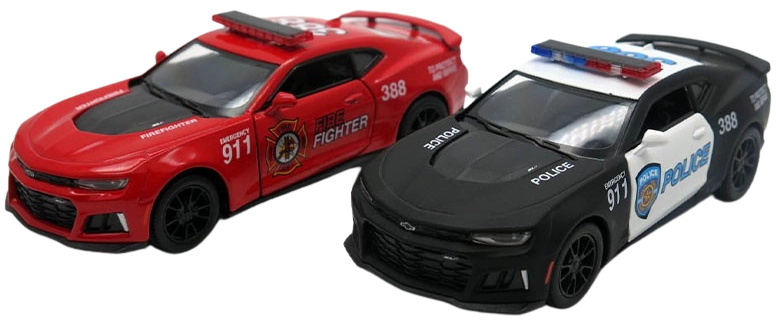 Kovový model - Auto 2017 Camaro ZL1 Policie - Hasiči