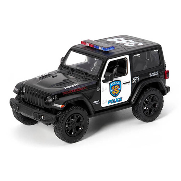 Kovový model - Jeep Wrangler policie 2018