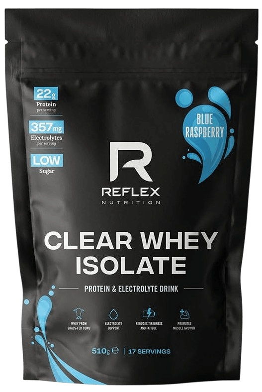 Reflex Clear Whey Isolate 510 g - modrá malina