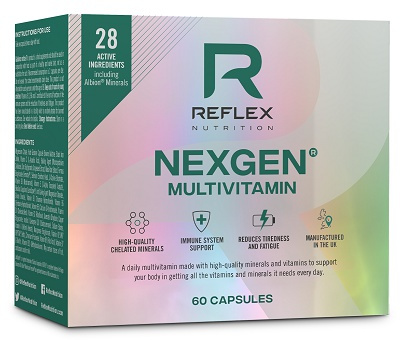 Reflex Nutrition Nexgen 60 kapslí 2 + 1 ZDARMA